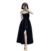 法式高连级感5-19c22l带黑色，吊秋款衣裙202年新2款女装赫本风收腰