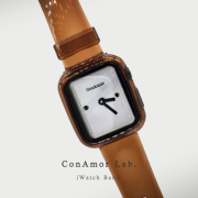 《SOFT GLASS》6色透明iWatch表带7/6/5/4硅胶适用于苹果手表