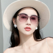 女士防紫外线太阳镜高级感尼龙小脸显瘦开车墨镜韩版眼镜潮