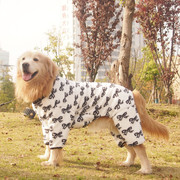 中大型犬衣服可爱蝴蝶结保暖秋冬衣服拉布拉多金毛衣服加绒狗衣服