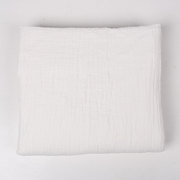 2.6米宽米白色超宽纯棉水洗，棉双层纱布床品，被罩被胆儿童毯子面料