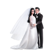 发 Barbie Elvis Priscilla Wedding 2008 猫王婚礼芭比娃娃