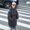 韩国男女童装2023冬季儿童，中大童白鸭绒，长款加厚羽绒服外套潮