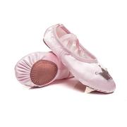舞蹈鞋儿童女软底练功猫爪鞋公主宝宝跳舞女童粉红色幼儿芭蕾舞鞋