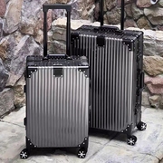 SGG全铝镁合金拉杆箱万向轮直角行李箱男女20密码登机旅行箱26寸