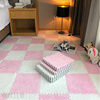 泡沫子拼接地毯卧室少女方块床边地铺加厚毛绒拼图地板