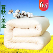 冬季棉被加厚手工棉花被芯学生工地6斤宿舍褥子床上用品被子