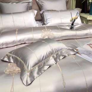 欧式床上用品四件套别墅样板间十件套美式结婚床品婚庆六八十
