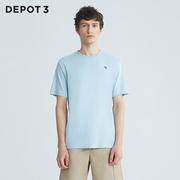DEPOT3 男装T恤 原创设计品牌经典八大山人圆弧新疆长绒棉短袖T恤