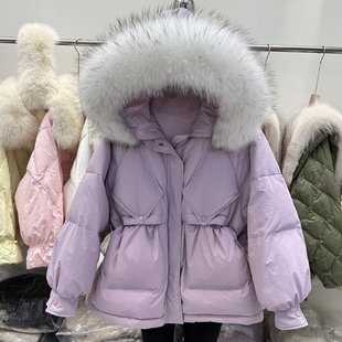 羽绒服女款2023年小个子韩版设计感短款加厚面包冬装泡芙外套