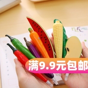 小学生奖品创意文具，韩国卡通可爱农场，蔬菜水果圆珠笔学习用品