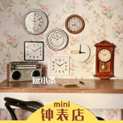 糖小条12分娃屋ob11场景盲盒拍照道具钟表挂钟家具装饰doll house