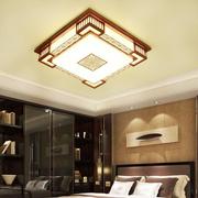 中式led吸顶灯仿古羊皮实木艺古典中国风，客房酒店卧室书房客厅灯