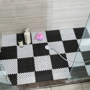 浴室防滑垫淋浴房洗澡隔水垫卫生间厕所大号镂空垫子家用拼接地垫