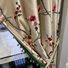 简约现代美式轻奢窗帘卧室遮光定制绣花刺绣中式高档窗帘遮光北欧