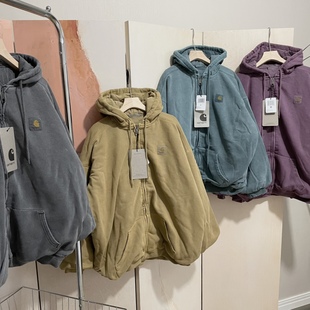 CARHARTT WIP卡哈特工装潮牌连帽衫棉服夹克外套拉链卫衣水洗蜡染