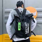 街头潮款双肩包男士韩版大学生运动休闲款户外高中生个性背包
