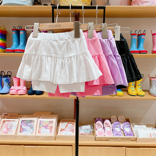 款ozkiz韩国童装童装，2024夏1儿童糖果，色打底裤裙p09g
