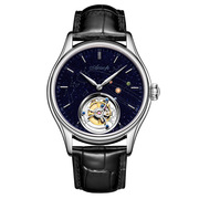 高档皮带机械手表镂空士手表，真名表品牌瑞士防水男时尚陀飞轮