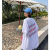 白色爱心设计感t恤女2021年夏季韩版宽松纯棉短袖ins潮bf上衣