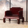 澳洲酸枝木123沙发组合新中式实木大小户型客厅家具套装轻奢大气