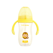 优优马骝PPSU婴儿防胀气硅胶奶瓶240ml水壶香港手柄企鹅进口