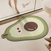 创意硅藻泥浴室地垫厕所防滑垫卫生间门口吸水垫厨房台面沥水垫