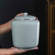 茶叶罐陶瓷大码密封罐中式散茶普洱罐陶瓷存储藏茶罐家用茶缸空罐