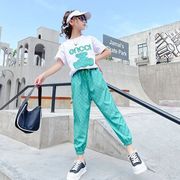 女童夏装套装9岁中童大童运动服，11网红8短袖12夏天10洋气两件套13