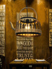 美式复古麻绳创意茶壶灯工业风餐饮奶茶店酒吧台个性铁艺水壶吊灯