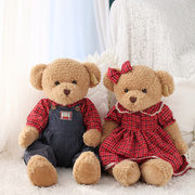 压床娃娃一对结婚新婚礼物大号毛绒玩具公仔情侣泰迪熊情人节礼物