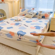 卡通全棉床笠单件纯棉床罩全包床单1.5m防滑席梦思床垫保护套1.8m