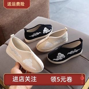 汉服鞋儿童绣花鞋老北京布鞋童鞋刺绣鞋舞蹈鞋中国风演出鞋男女童