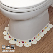 日本进口卫生间马桶贴纸防水厕所坐便器底座边缘缝隙防霉美缝地贴