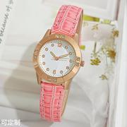 韩版简约学生手表皮带女款手表时尚数字女表石英手表