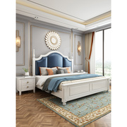 。实木床1.5米现代简约韩式单人床主卧美式公主床欧式床1.8米双人