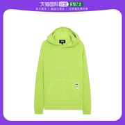 韩国直邮StussyT恤男女款黄绿色连帽卫衣长袖百搭运动时尚轻薄