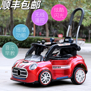 儿童电动瓦力车四轮双驱汽车，婴儿童车宝宝，电动玩具车可坐人遥控车