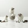家居客厅装饰北欧羊摆件，电脑桌装扮小羊彩团绵羊，桌面卡通毛绒玩具
