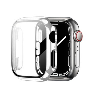 适用苹果s7保护套iwatch8手表保护壳apple watch7/6/se/5/4代通用s6/s5壳膜一体s3/s4智能配件全屏覆盖保护膜