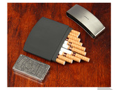 整盒10支装男士香烟盒高档金属便携创意防水防压香烟盒