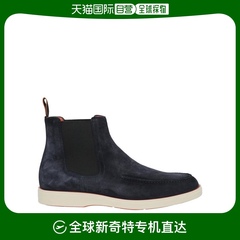 美国直邮SANTONI切尔西靴男鞋 真皮绒面革 橡胶底 舒适优雅