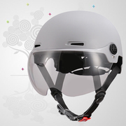 狮士安3c认证电动车头盔男女，通用轻便磨砂，面材质成人骑行半盔防晒