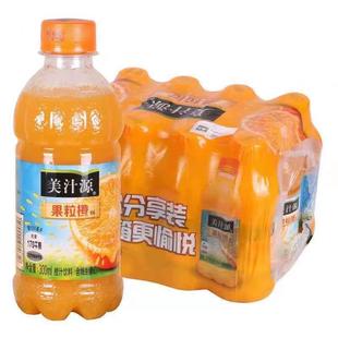 新日期(新日期)可口可乐美汁源果粒橙橙汁，饮料300ml*6瓶12瓶瓶装k