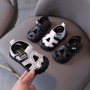 夏季男童凉鞋宝宝鞋子0-1-4岁半小童包头婴儿，软底儿童防滑学步鞋3