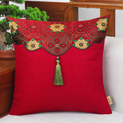 新中式红木沙发抱枕中国风靠枕套客厅腰枕古典方形靠垫定制