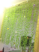 2021仿i真柳叶藤条植物塑料叶子吊顶室内遮挡墙面垂吊绿植装饰吊