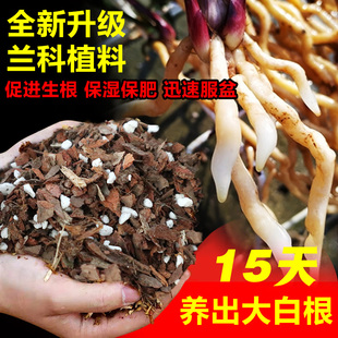 兰花专用土植料营养土，君子兰蝴蝶兰种植基质松树皮土植料兰科花土