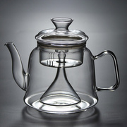 玻璃茶壶烧水壶耐高温蒸茶壶加厚煮茶壶煮茶器，电陶炉茶具套装家用