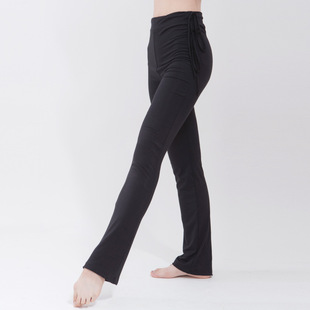 现代舞蹈裤练功服女成人健美莫代尔运动瑜伽直筒微喇形体裤子